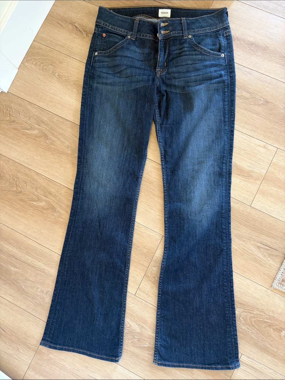Hudson Jeans Women's Dark Blue Flare Jeans